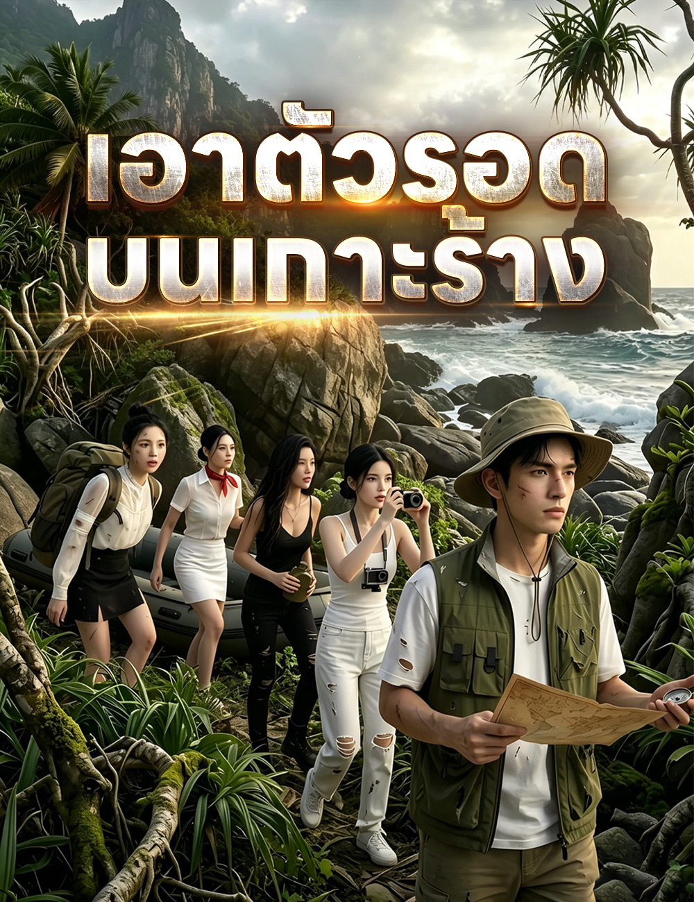 โปสเตอร์ เอาตัวรอดบนเกาะร้าง