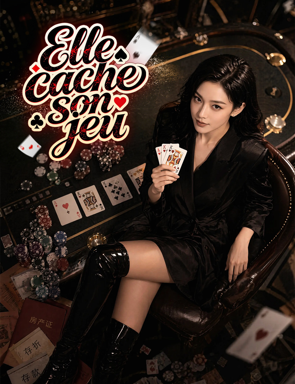 Elle cache son jeu