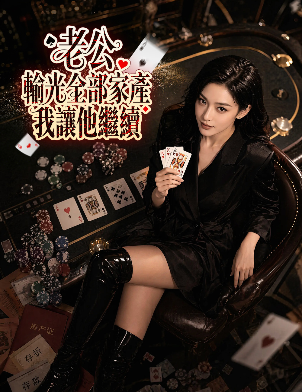 老公輸光全部家產，我讓他繼續
