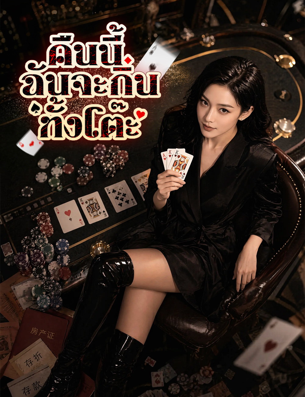 โปสเตอร์ คืนนี้ฉันจะกินทั้งโต๊ะ