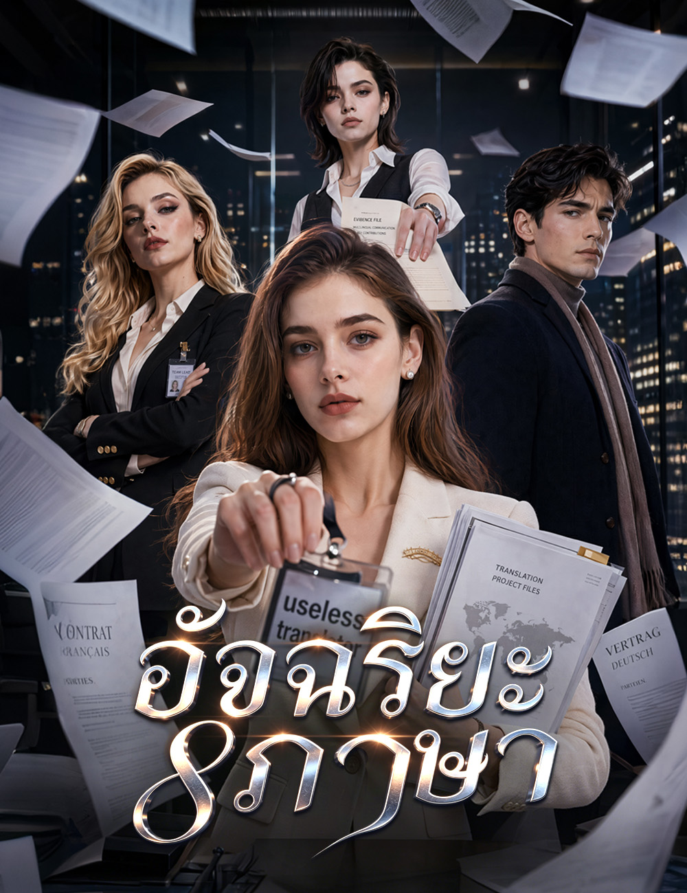 โปสเตอร์ อัจฉริยะ 8 ภาษา