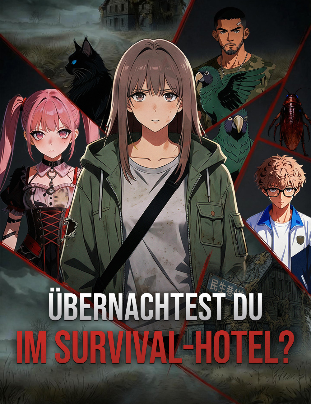 Übernachtest du im Survival-Hotel?