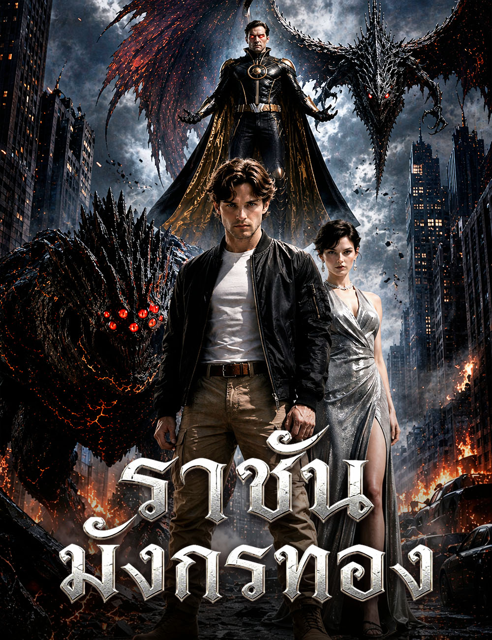 โปสเตอร์ ราชันมังกรทอง