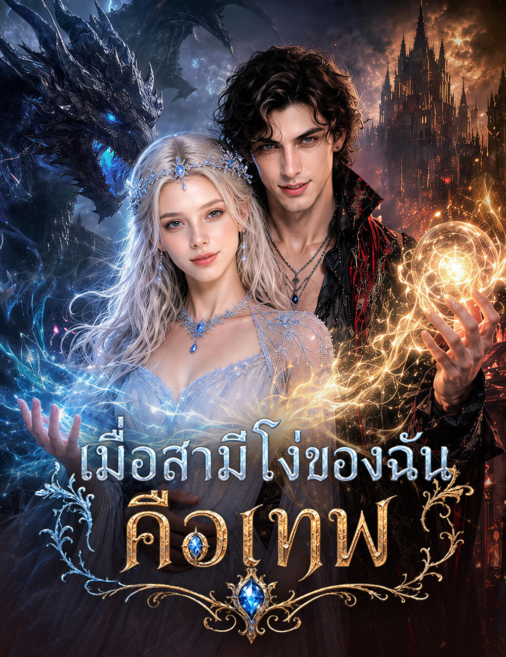 โปสเตอร์ เมื่อสามีโง่ของฉันคือเทพ
